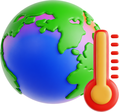 Climate Change Icon for Earth Day